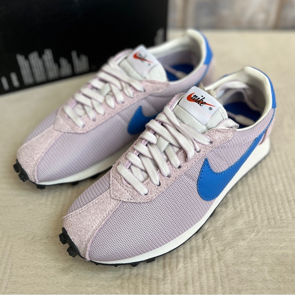 NEW Nike Women’s Size 6.5 LD-1000 Iced Lilac Sail Blue Suede Low Top Sneaker